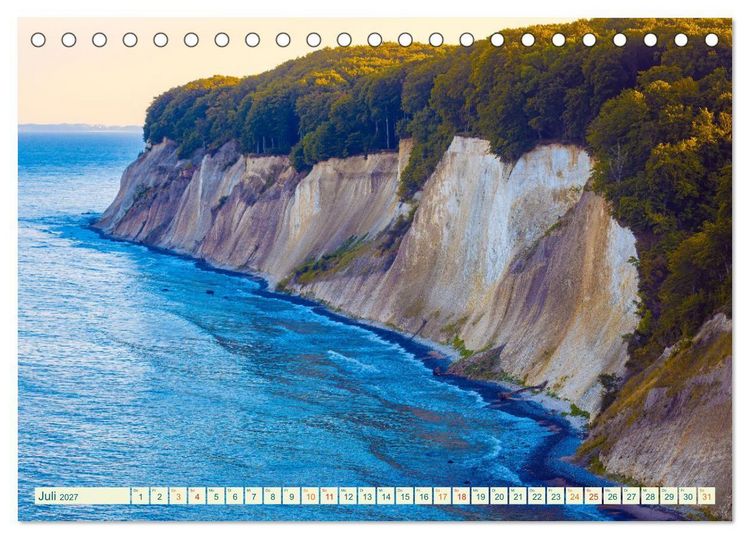 Produktbild: Insel R&uuml;gen - Malerische Kreidek&uuml;ste (Tischkalender 2027 DIN A5 quer), CALVENDO Monatskalender