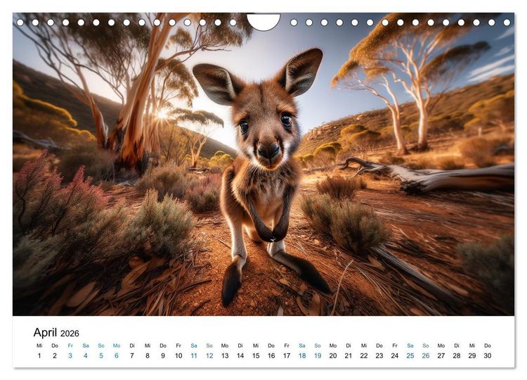 Produktbild: Baby-Tiere (Wandkalender 2026 DIN A4 quer), CALVENDO Monatskalender