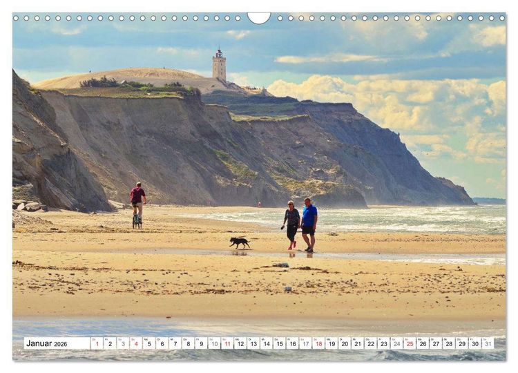 Produktbild: Rubjerg Knude Fyr (Wandkalender 2026 DIN A3 quer), CALVENDO Monatskalender