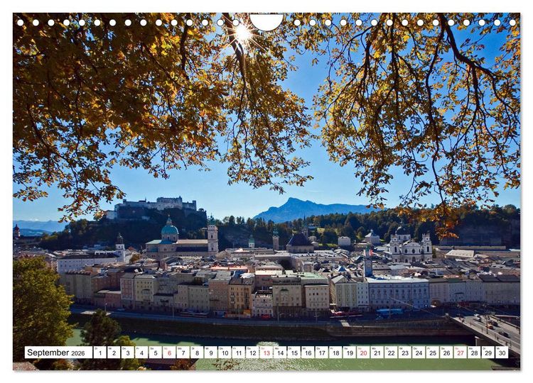 Produktbild: Mein sch&ouml;nes Salzburg (Wandkalender 2026 DIN A4 quer), CALVENDO Monatskalender