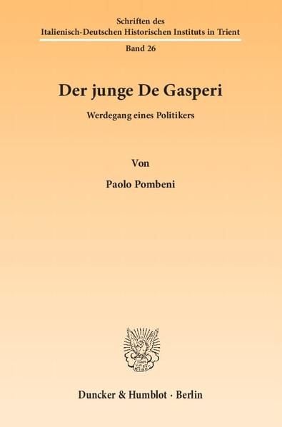 Produktbild: Der junge De Gasperi.