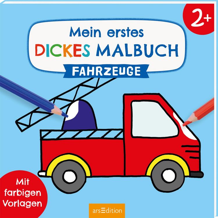 Produktbild: Mein erstes dickes Malbuch ab 2 &ndash; Fahrzeuge
