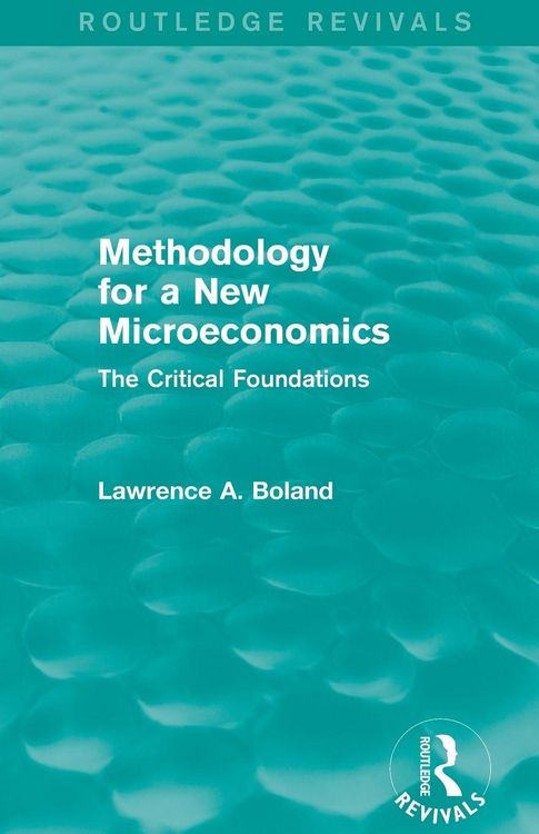 Produktbild: Methodology for a New Microeconomics (Routledge Revivals)