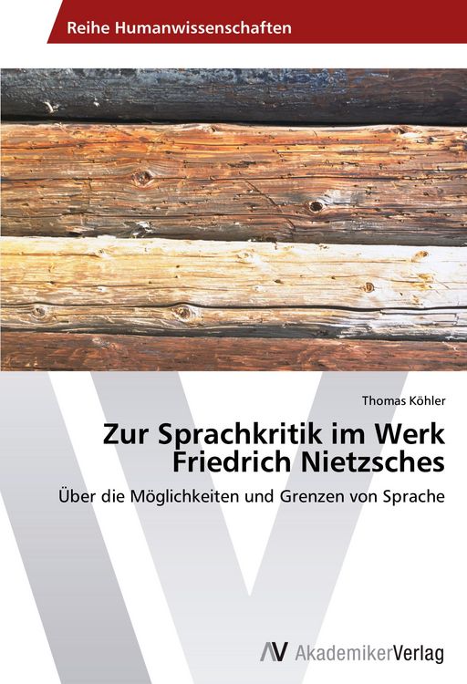 Produktbild: Zur Sprachkritik im Werk Friedrich Nietzsches