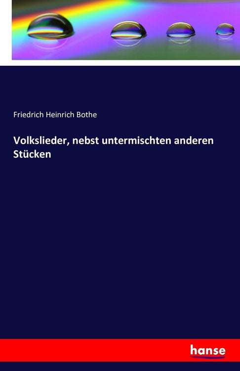 Produktbild: Volkslieder, nebst untermischten anderen St&uuml;cken