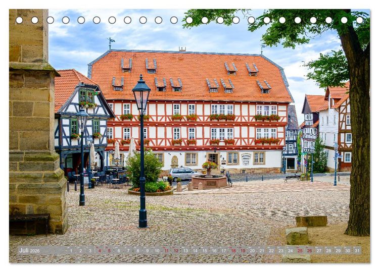 Produktbild: Ein Blick auf Wolfhagen (Tischkalender 2026 DIN A5 quer), CALVENDO Monatskalender