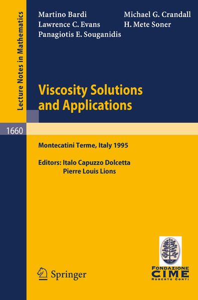 Produktbild: Viscosity Solutions and Applications