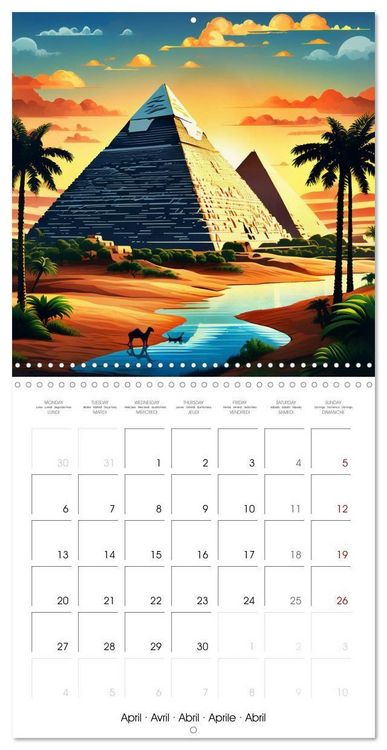 Produktbild: WORLD TRAVEL SCENIC DESTINATIONS (Wall Calendar 2026 12 &times; 12 Inch) CALVENDO 12 Month Wall Calendar
