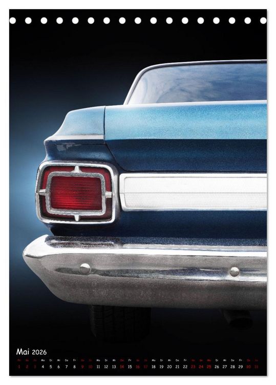 Produktbild: Amerikanische Autos 1950er bis 1980er Favoriten (Tischkalender 2026 DIN A5 hoch), CALVENDO Monatskalender