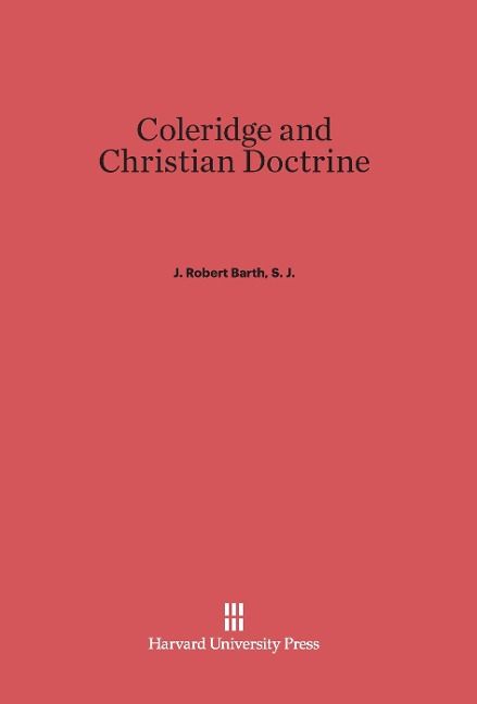 Produktbild: Coleridge and Christian Doctrine