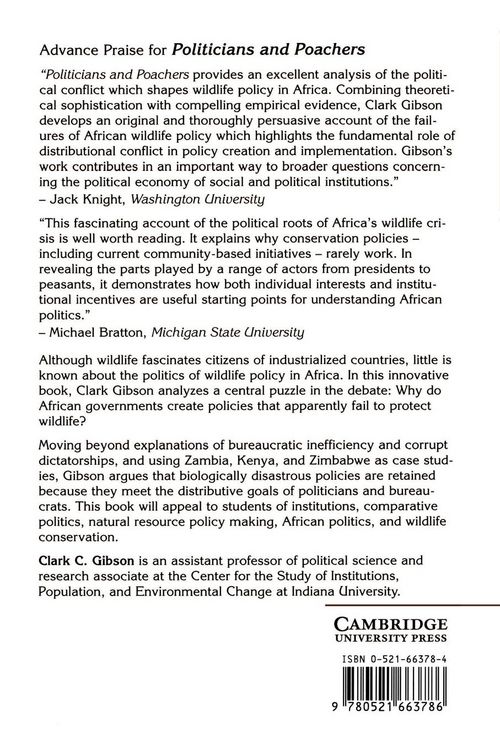 Produktbild: Politicians and Poachers