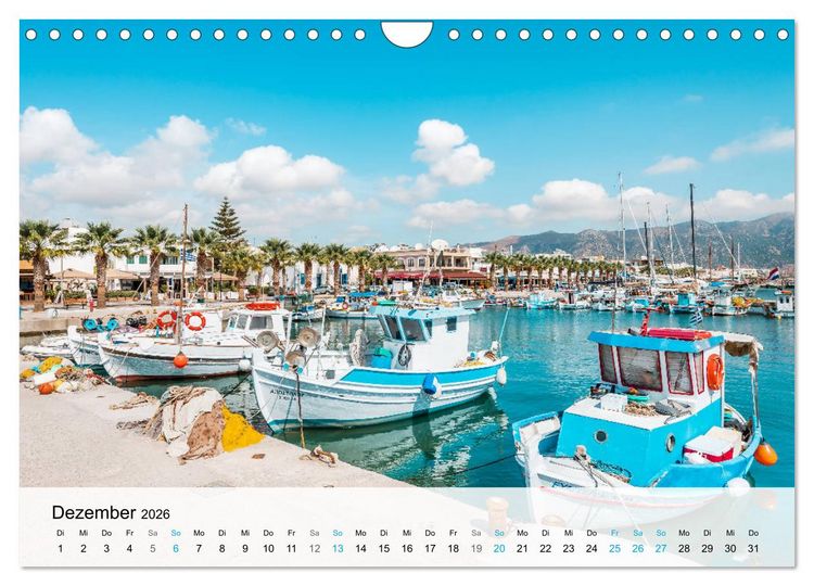 Produktbild: Kos - Insel des Hippokrates (Wandkalender 2026 DIN A4 quer), CALVENDO Monatskalender