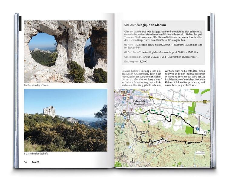 Produktbild: KOMPASS Wanderf&uuml;hrer Provence, 55 Touren mit Extra-Tourenkarte