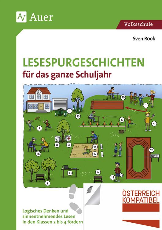 Produktbild: Lesespurgeschichten f&uuml;r das ganze Schuljahr