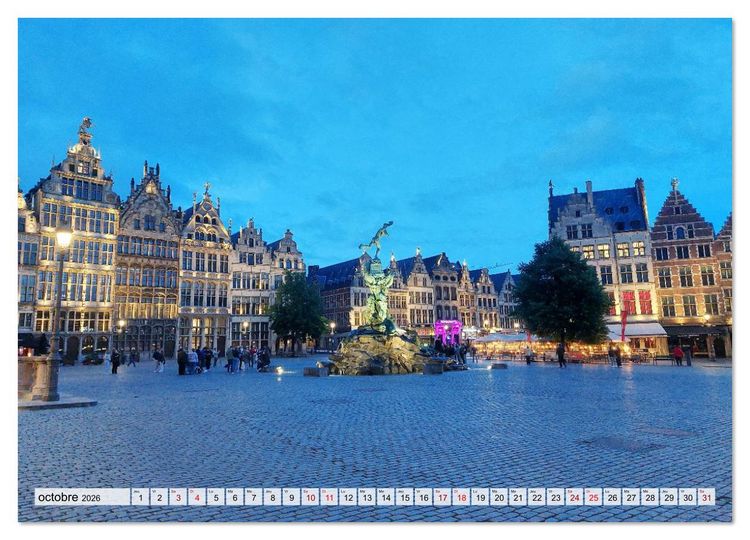 Produktbild: Circuit en Belgique (Calendrier mural 2026 DIN A2 vertical) calendrier de bureau