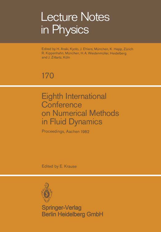 Produktbild: Eighth International Conference on Numerical Methods in Fluid Dynamics