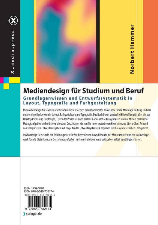 Produktbild: Mediendesign f&uuml;r Studium und Beruf