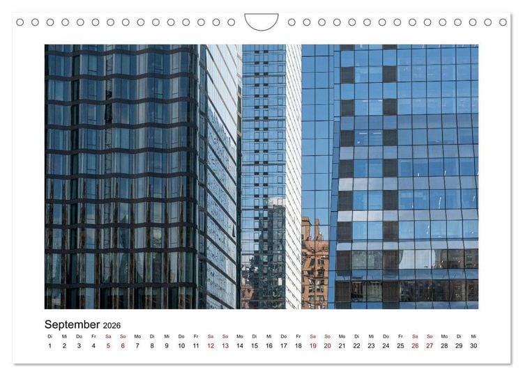 Produktbild: Fassadenpoesie &ndash; Muster & Strukturen aus New York (Wandkalender 2026 DIN A4 quer), CALVENDO Monatskalender