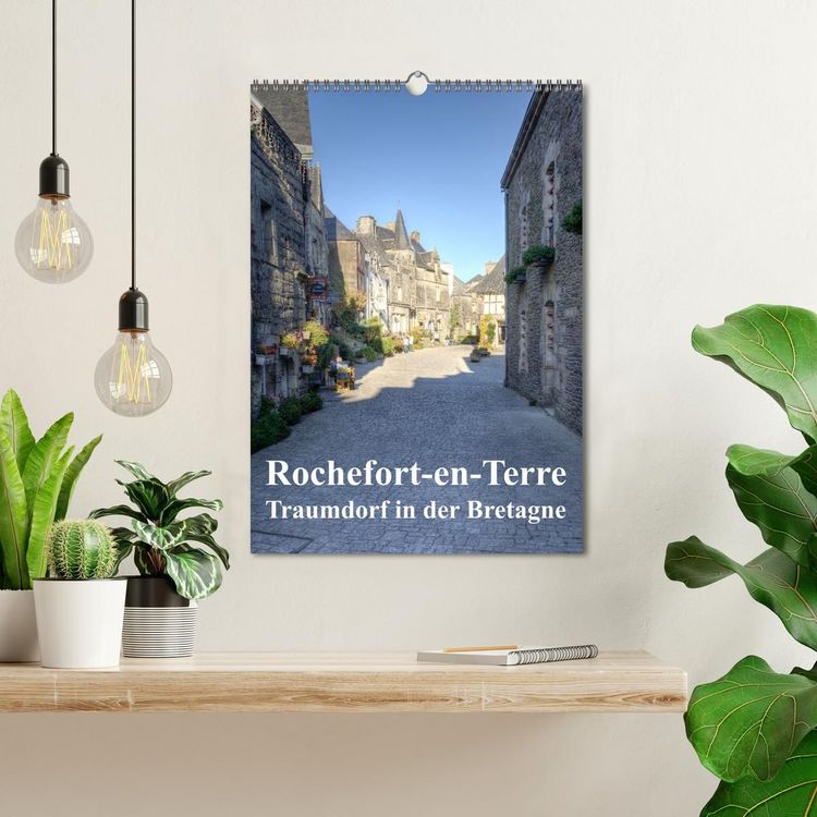 Produktbild: Rochefort-en-Terre. Traumdorf in der Bretagne (Wandkalender 2027 DIN A3 hoch), CALVENDO Monatskalender