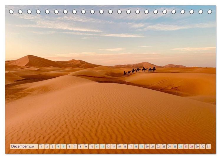 Produktbild: Marocco&rsquo;s Silent Desert (Desk Calendar 2027 DIN A5 landscape), CALVENDO 12 Month DeskCalendar