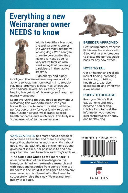 Produktbild: The Complete Guide to Weimaraners