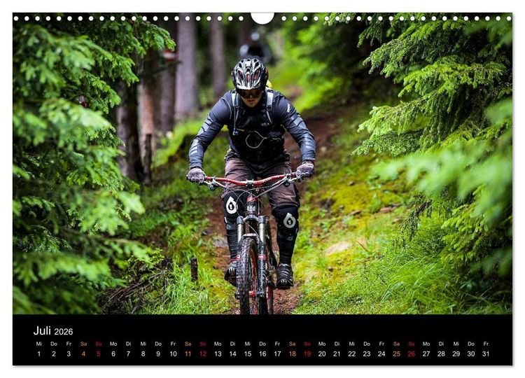 Produktbild: Mountainbike Freeride Momente (Wandkalender 2026 DIN A3 quer), CALVENDO Monatskalender
