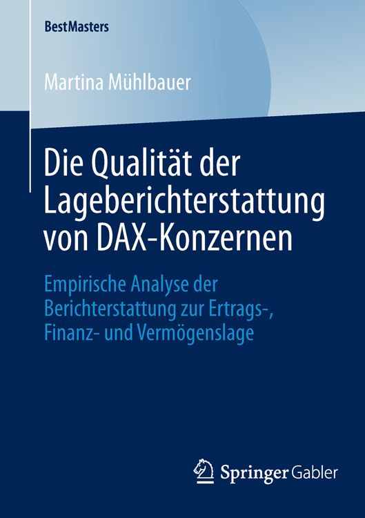 Produktbild: Die Qualit&auml;t der Lageberichterstattung von DAX-Konzernen
