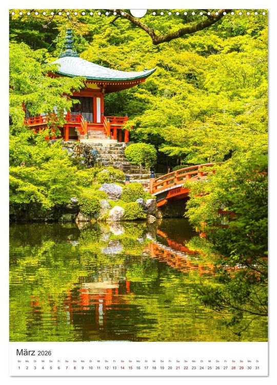 Produktbild: Japan - Die spannende Insel im Pazifik. (Wandkalender 2026 DIN A3 hoch), CALVENDO Monatskalender