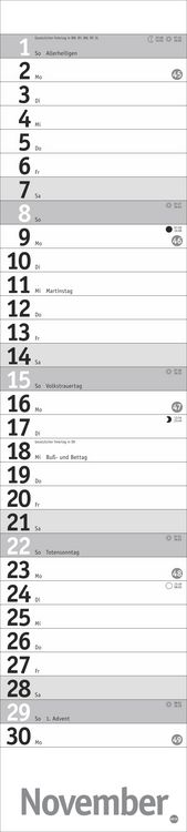 Produktbild: Langplaner, silber 2026