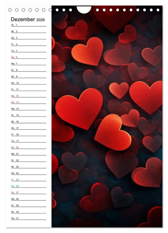 Produktbild: Lust auf Hochzeit - Planer (Wandkalender 2026 DIN A4 hoch), CALVENDO Monatskalender
