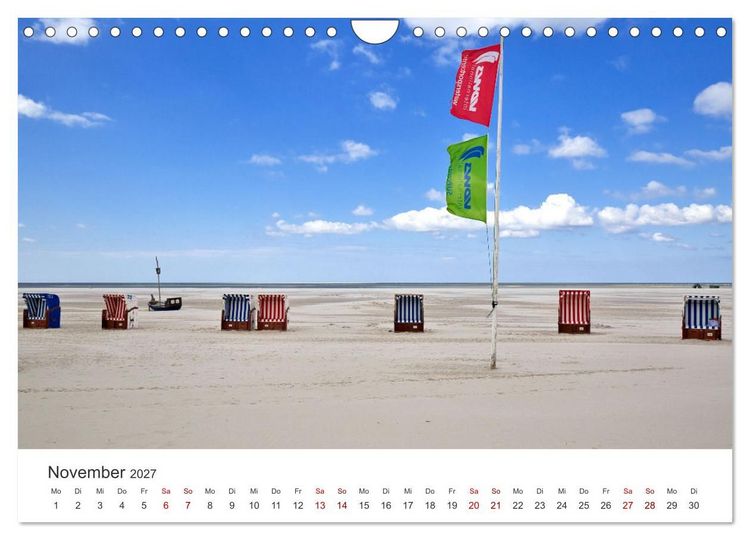 Produktbild: Amrum - Perle der Nordsee (Wandkalender 2027 DIN A4 quer), CALVENDO Monatskalender