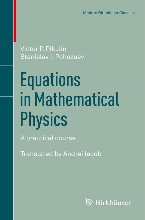 Produktbild: Equations in Mathematical Physics