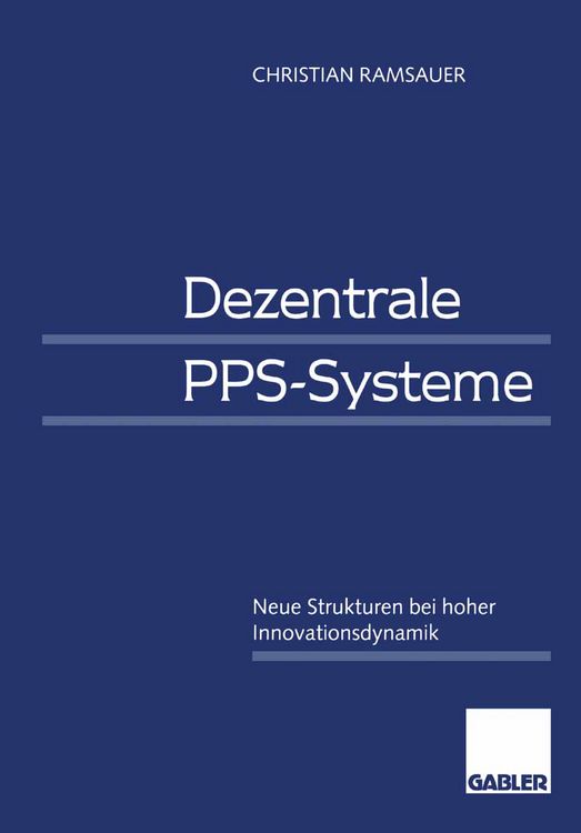 Produktbild: Dezentrale PPS-Systeme