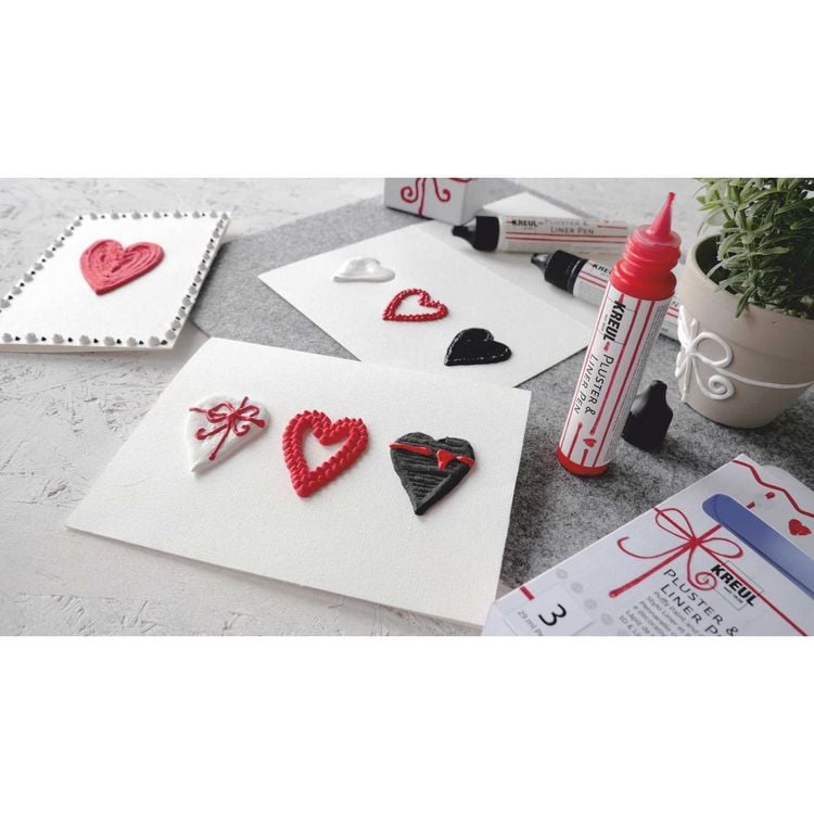 Produktbild: KREUL Pluster & Liner Pen 3x29ml