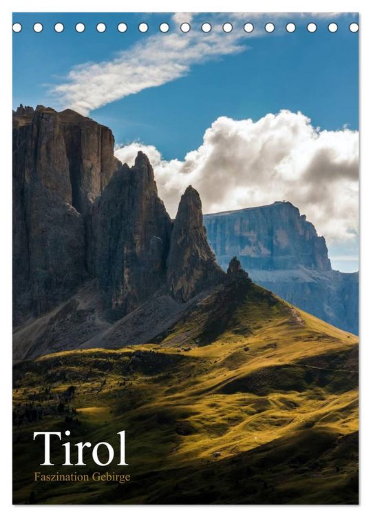 Produktbild: Tirol - Faszination Gebirge (Tischkalender 2026 DIN A5 hoch), CALVENDO Monatskalender
