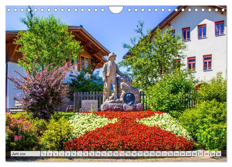 Produktbild: Gr&uuml;&szlig;e aus Unken (Wandkalender 2026 DIN A4 quer), CALVENDO Monatskalender