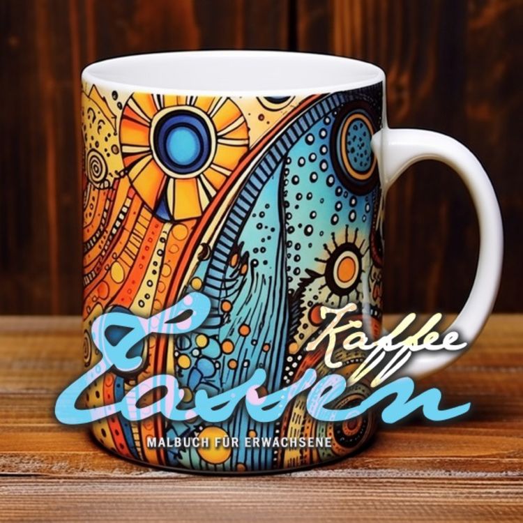 Produktbild: Kaffee Tassen Malbuch f&uuml;r Erwachsene