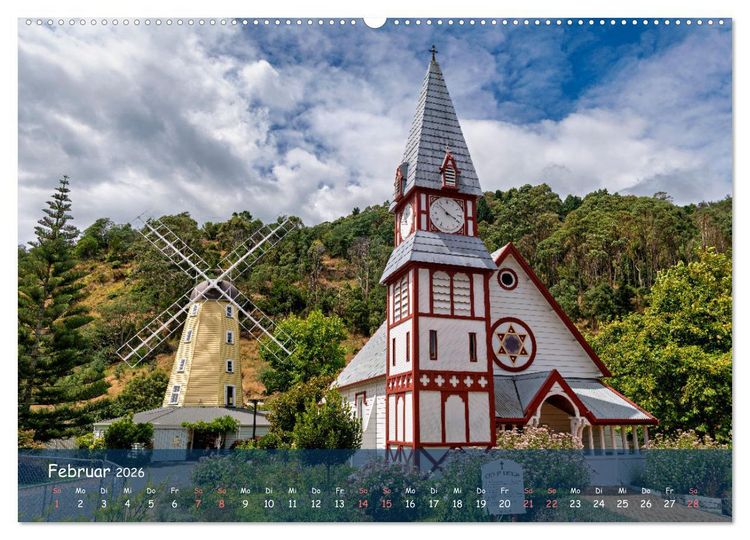 Produktbild: Traumorte entdecken: Neuseeland (hochwertiger Premium Wandkalender 2026 DIN A2 quer), Kunstdruck in Hochglanz