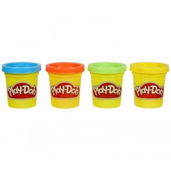 Produktbild: Play-Doh 4er-Pack 224gr, 6x20,5cm