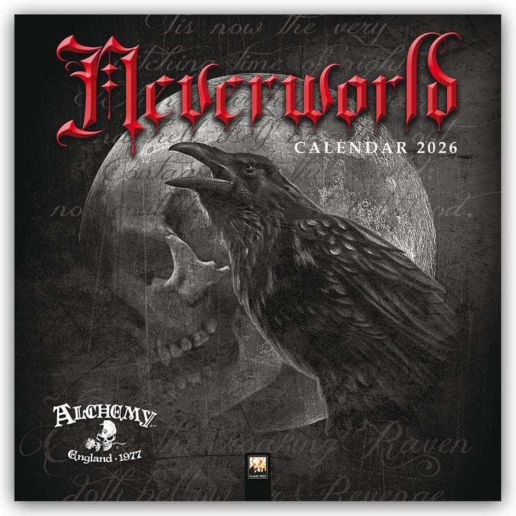 Produktbild: Alchemy Neverworld 2026 – Original Flame Tree Publishing-Kalender [Kalender]