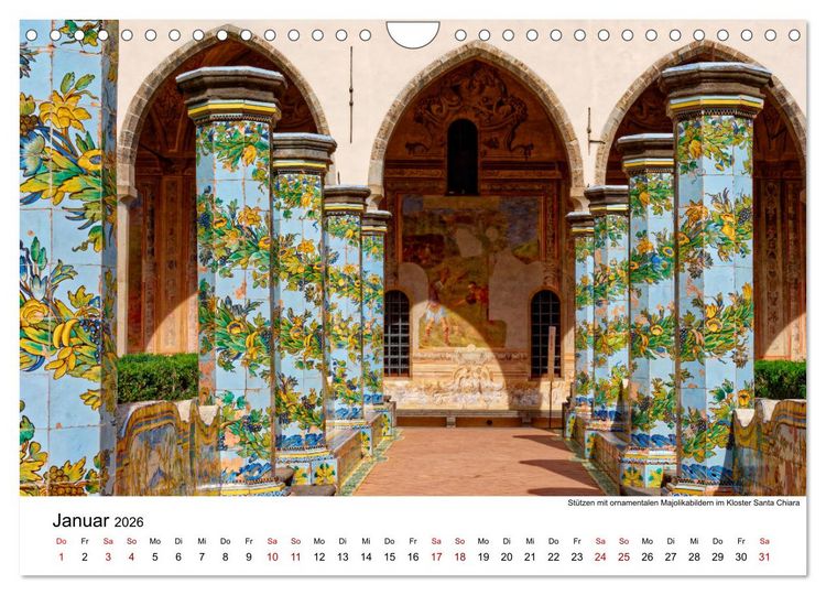 Produktbild: Highlights am Golf von Neapel (Wandkalender 2026 DIN A4 quer), CALVENDO Monatskalender