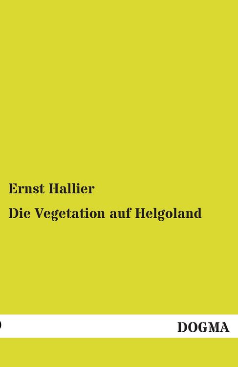 Produktbild: Die Vegetation auf Helgoland