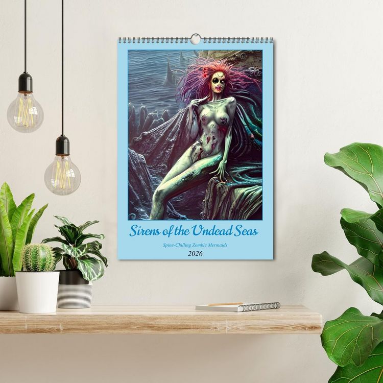 Produktbild: Sirens of the Undead Seas (Wall Calendar 2026 DIN A3 portrait), CALVENDO 12 Month Wall Calendar