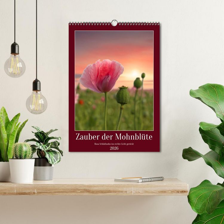 Produktbild: Zauber der Mohnbl&uuml;te (Wandkalender 2026 DIN A3 hoch), CALVENDO Monatskalender