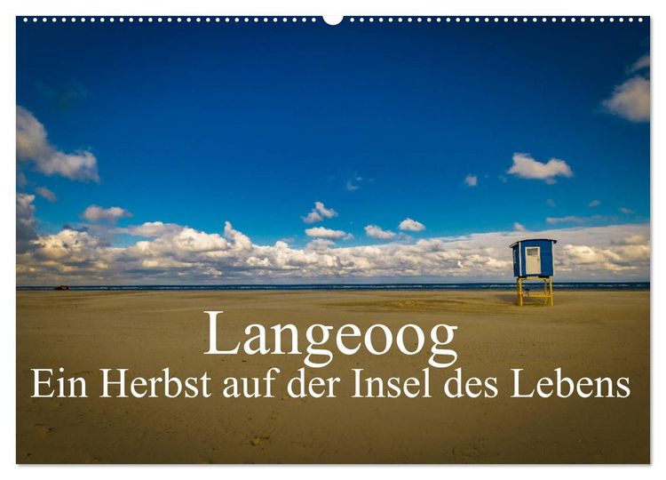 Produktbild: Langeoog &ndash; Ein Herbst auf der Insel des Lebens (Wandkalender 2026 DIN A2 quer), CALVENDO Monatskalender