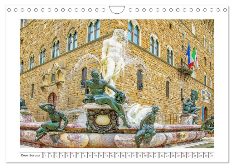 Produktbild: Florenz - Reiseziel in der Toskana (Wandkalender 2026 DIN A4 quer), CALVENDO Monatskalender