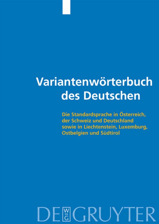 Produktbild: Variantenw&ouml;rterbuch des Deutschen