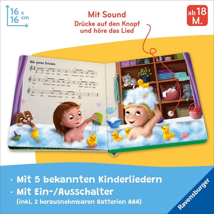 Produktbild: H&ouml;r mal hin - Alle meine Entchen: Meine ersten Lieblingslieder