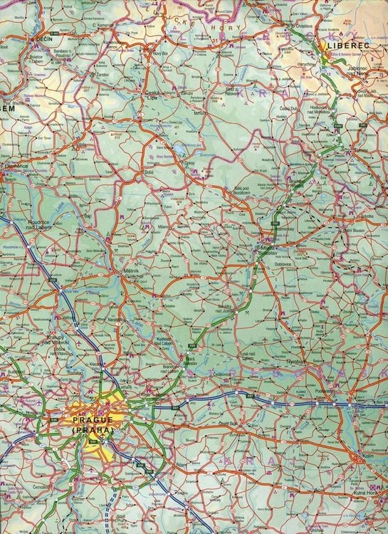 Produktbild: Czech Republic Travel Ref. Map