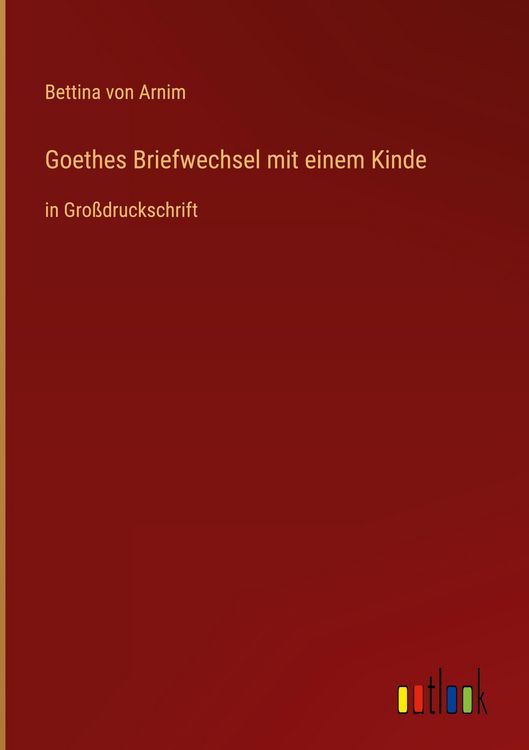 Produktbild: Goethes Briefwechsel mit einem Kinde